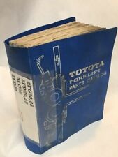 Oem Factory Toyota Forklift 2fg2025 Thru 2fd30 Etc Parts Catalog Book Manual