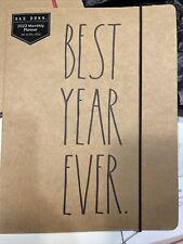 Rae Dunn 2022 Monthly Planner Jan To Dec Brown Cover With Best Year Ever