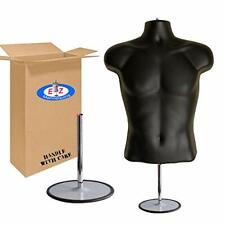 Male Mannequin Torso Hollow Back With Stand For Countertop Craft Shows Photos