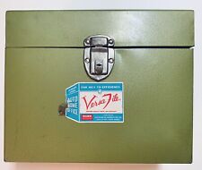 Vtg Versa File Metal Locking File Box With Key Toccoa Products 125 X 10 X 55