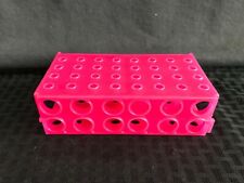 Labgene Polypropylene Medium 4 Way Flipper Interlock Tube Rack Pink Color