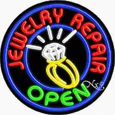 Brand New Jewelry Repair Open 26x26 Real Neon Sign Withcustom Options 11153