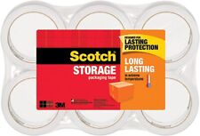 Scotch 3m Storage Packing Tape 6 Rolls Heavy Duty Shipping Packaging Moving New