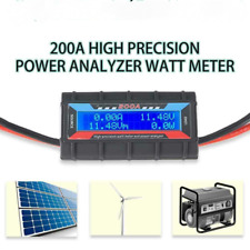 200a Dc Digital Monitor Battery Solar Power Analyzer Lcd Volt Ampere Power Meter