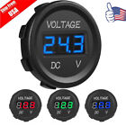 Led Digital Display Voltmeter Car Motorcycle Voltage Volt Gauge Panel Meter 12v