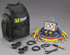 Yellow Jacket 40870 P51 870 Titan Digital Manifold Kit With Hoses And Backpack