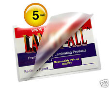Lam It All Hot 5 Mil Business Card Laminating Pouches 225 X 375 100pk Clear