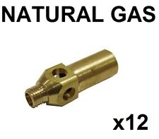 Pack Of 12 Replacement Natural Gas Jet Nozzle Tips For Jet Burner Burners