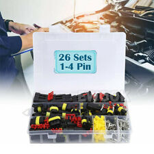 352pcs 26 Sets Car Wire Connector Plug 1 4 Pin Waterproof Electrical Plugs Kit