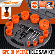 16 Pcs Bi Metal Hole Saw Kit Hole Dozer All Purpose Professional 34 To 2 12