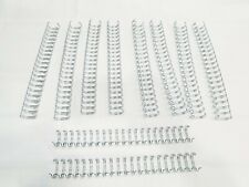 58 Binding Wire Lot Of 10 16mm C Silver 21 Loops 21 Pitch Spiral Binding