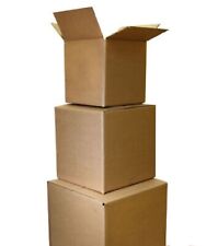 100 4x4x4 Cardboard Boxes Shipping Boxes Kraft Corrugated Small Mailer Box