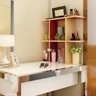 Wood Desktop Shelf Desk Storage Organizer Table Bookshelf Bookcase Office Shelve