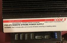 Code 3 Pse 475 Remote Strobe Power Supply With Wires