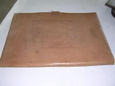 Very Neat Vintage Egyptian Themed Leather Writing Pad Folder