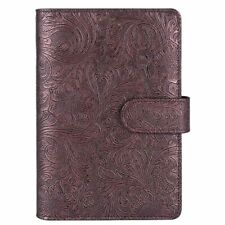 A5 A6 Notebook Cover Metal Color 6 Ring Binder Pu Clip On Notebook Leather