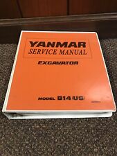 New Genuine Original Yanmar B14 Excavator Repair Shop Service Manual