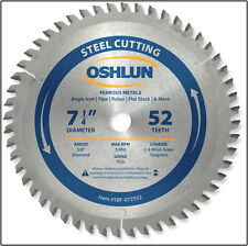 Oshlun Sbf 072552 7 14 X 52t Steel Cutting Saw Blade