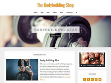 New Design Bodybuilding Store Blog Website Business For Sale Auto Content
