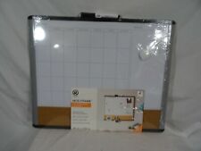 U Brands Magnetic Dry Erase 3 In 1 Dry Erase Calendar Board 16 X 20 Mod Frame