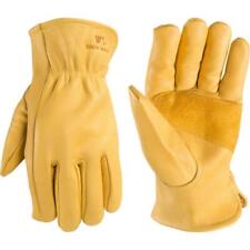 Mens Reinforced Leather Work Gloves With Palm Patch Wells Lamont1129l