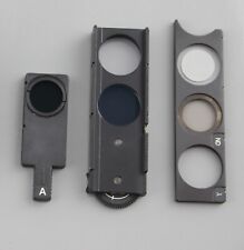 Nikon Polarizer Set Wave Plate Optiphot Universal Epi Illuminator Microscope
