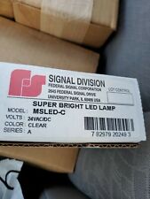Federal Signal Msled C Led Lamp 24vacdc Clear