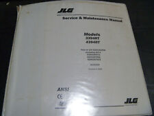 Jlg 3394rt 4394rt Rough Terrain Scissor Lift Service Operator Maintenance Manual