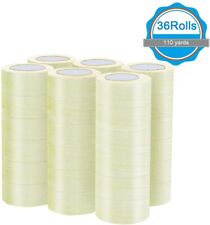 36 Rolls Clear 2 Wide 110 Yards Length Heavy Duty Transparent Packing Tape