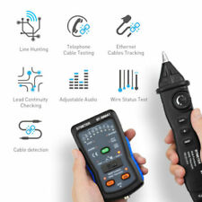 Network Cable Tester Wire Tracker Probe Kit Rj45 Rj11 Telephone Bnc Lan Finder