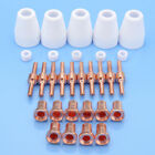 30pcs Thermal Dynamics Plasma Cutter Consumables Parts With Tips For Bps40 Cut50