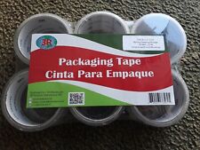6 Rolls Super Clear Packing Packaging Shipping Tape 188in X 273y 48mm X 25m