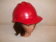 Vtg Bullard Hard Boiled Hard Hat Helmet Red Model 3000