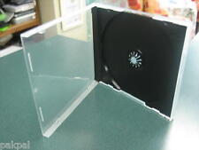 100 New 104mm Single Poly Cd Dvd Cases Withblack Tray Assembled Bl1400 Free Ship