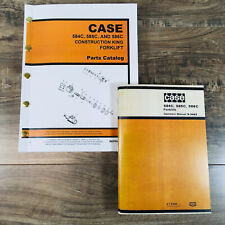 Case 584c 585c 586c Forklift Manual Parts Catalog Operators Owners Set Book