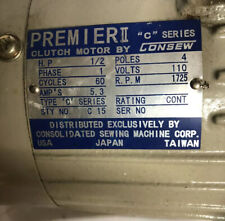 Consew Premierii C Series 110 Volt Industrial Sewing Machine Motor