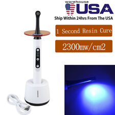 Dental Cordless Led Curing Light 1 Second Resin Cure Lamp 2300mwcm2 2modes Usa