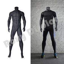 Male Fiberglass Headless Athletic Style Mannequin Dress Form Display Mz Ni 2