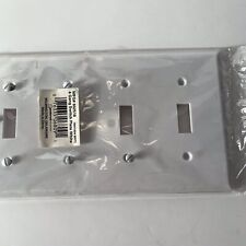 Preferred Industries 4 Gang Switch Plate White Plastic X 5 Construction Lighting