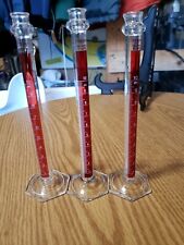 Pyrex Glass Tc 10ml Lifetime Red Graduated Cylinder With Spout 3046