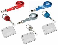 Staff Lanyard Neck Strap With Retractable Reel Amp Security Pass Badge Holder