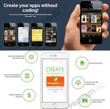 Make And Sell Mobile App Without Coding Online Application Lifetime 5 App