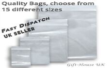 Baggies Small 50x50 Clear Bags Plastic Zipper Bags100x100 Large Bag Reseal Able