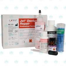 Lang Jet Denture Repair Complete Kit Acrylic Fibered Pink Fast Set 1223fib