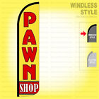 Pawn Shop - Windless Swooper Flag 2.5x11.5 Ft Tall Feather Banner Sign Yz
