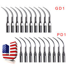 New Listing10x Dental Ultrasonic Scaler Tips Perio Scaling Fit Dte Satelec Handpiece Gd1pd1