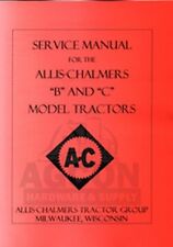 Allis Chalmers B Amp C Tractor Service Repair Shop Manual