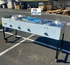 New 81griddle Combo Taco Cart Hot Dogs Hamburgers Meats Fries Stir Fryer Comal