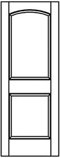2 Panel Arch Top Stile Amp Rail Interior Wood Doors 20 Wood Species Model 2ac