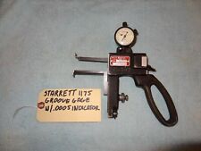 Starrett 1175 Groove Gage With 0005 Indicator